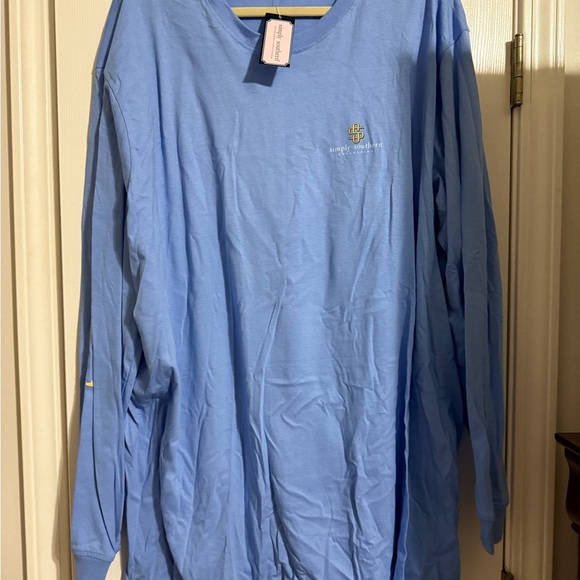 NWT Simply Southern Chin Up Buttercup Long Sleeve Tee Shirt - Picture 2 of 8